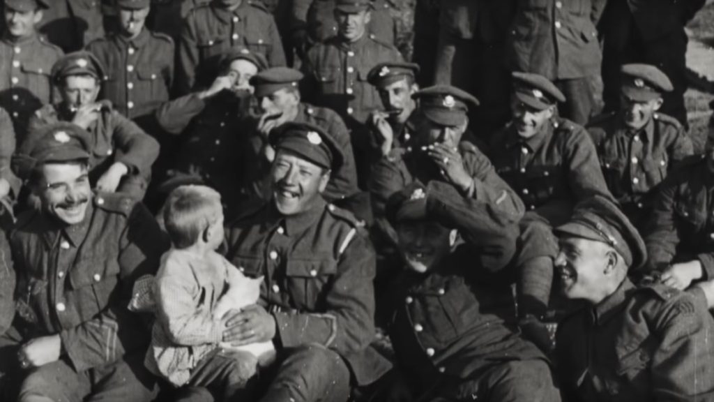 Peter Jackson film "They Shall Not Grow Old" before restoration