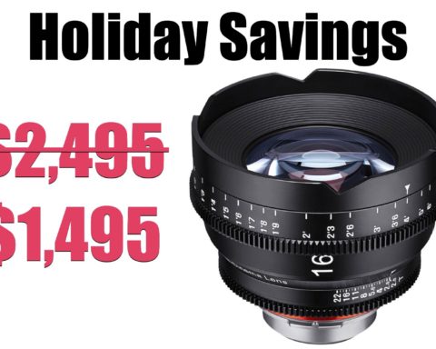 Holiday saving: Rokinon Xeen 16mm