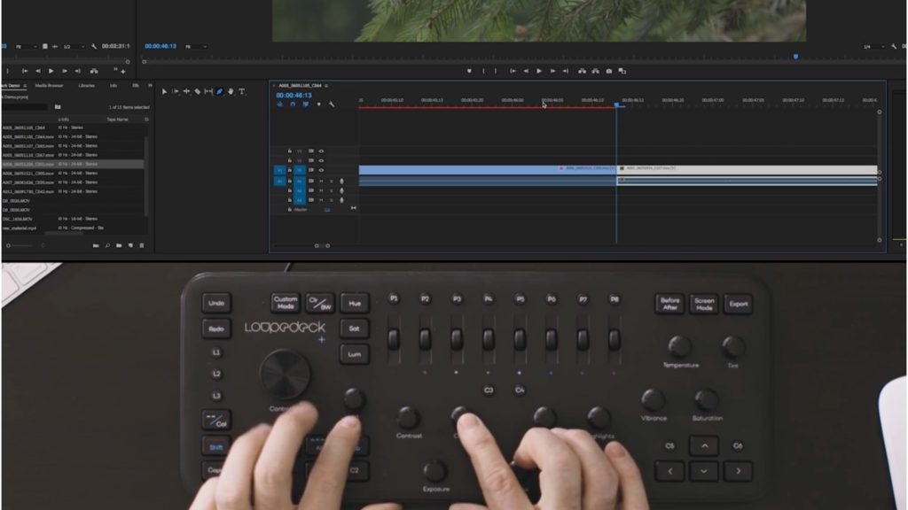 Loupedeck+ editing on Premiere Pro