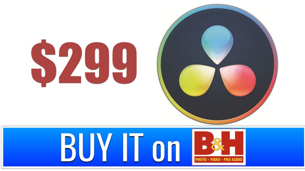 BUY Blackmagic Design DaVinci Resolve Studio on B&H