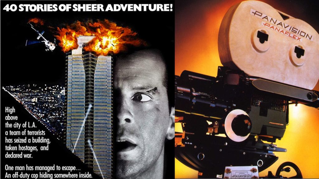 Die Hard film and the Panavision Panaflex Gold