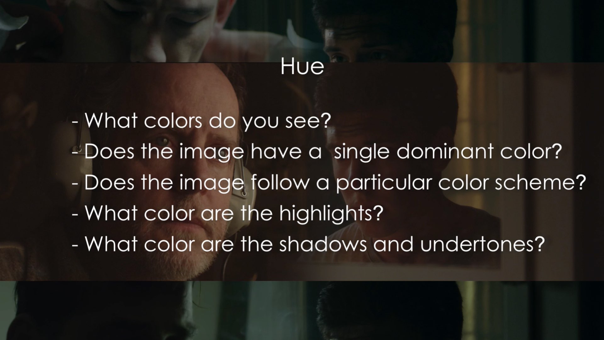 Analyzing HUE