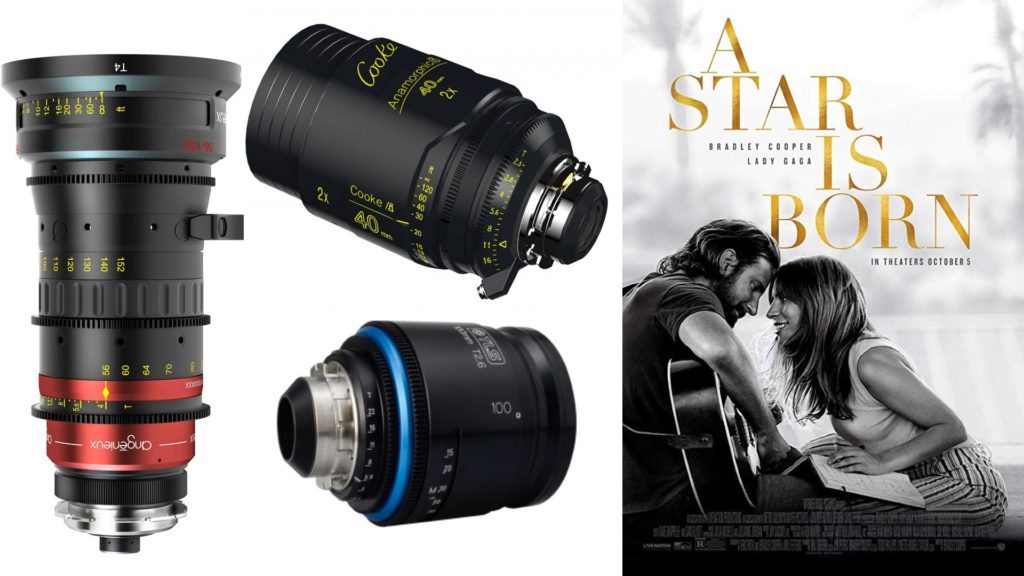 A Star Is Born-Cooke Anamorphic, Kowa Cine Prominar, Angenieux Optimo Anamorphic