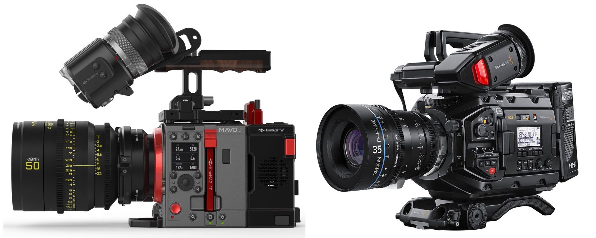 The alternatives: Kinefinity and Blackmagic URSA Mini Pro