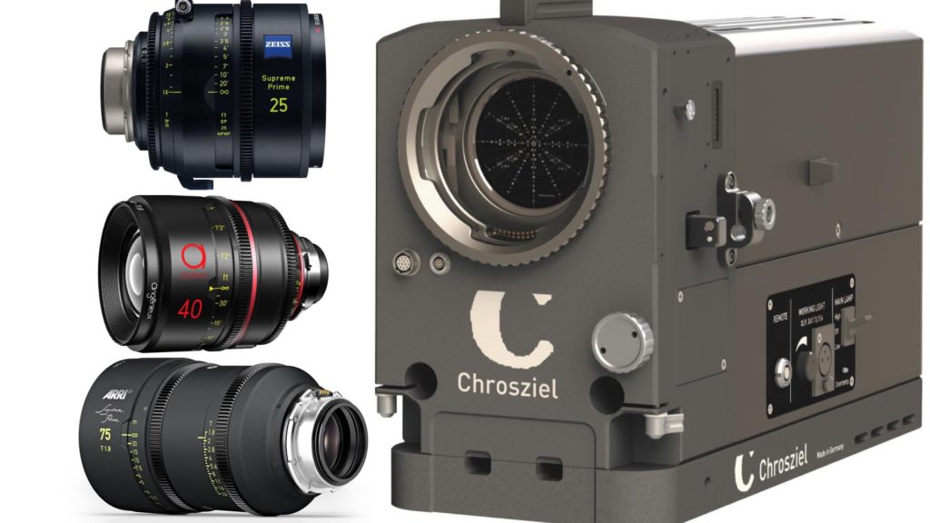 Lens Test Projector for Large Format Lenses