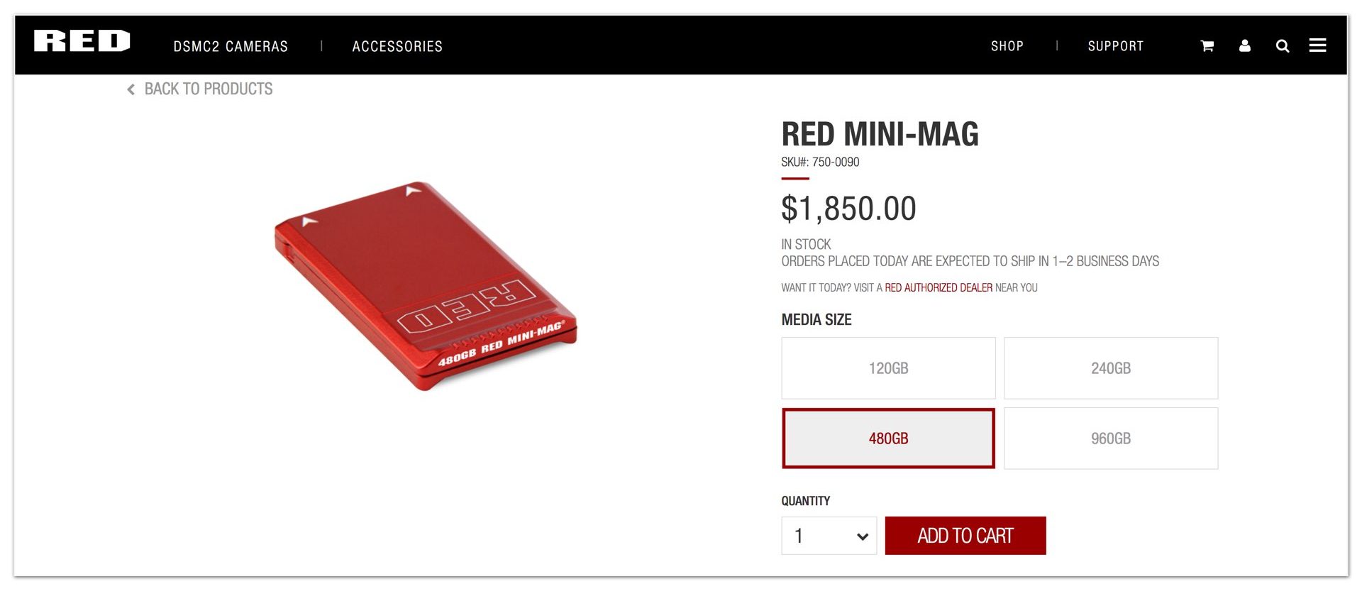 RED Mini-Mag 480GB