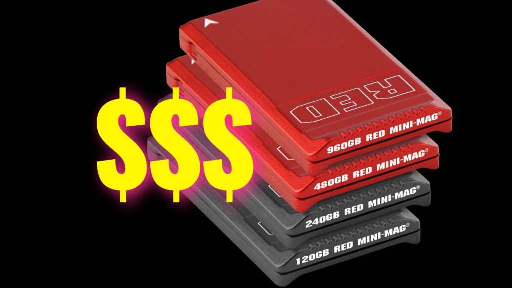 RED's expensive media cards: The Mini-Mags.