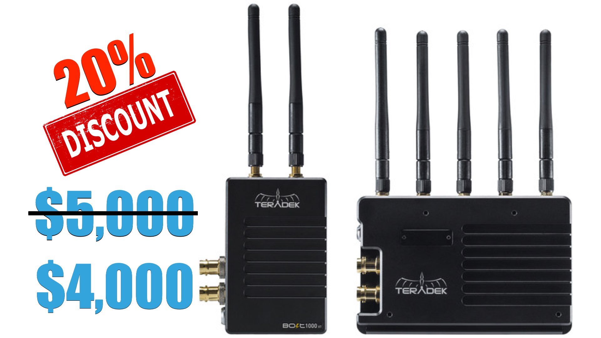 Teradek Bolt 1000 XT Receiver Set