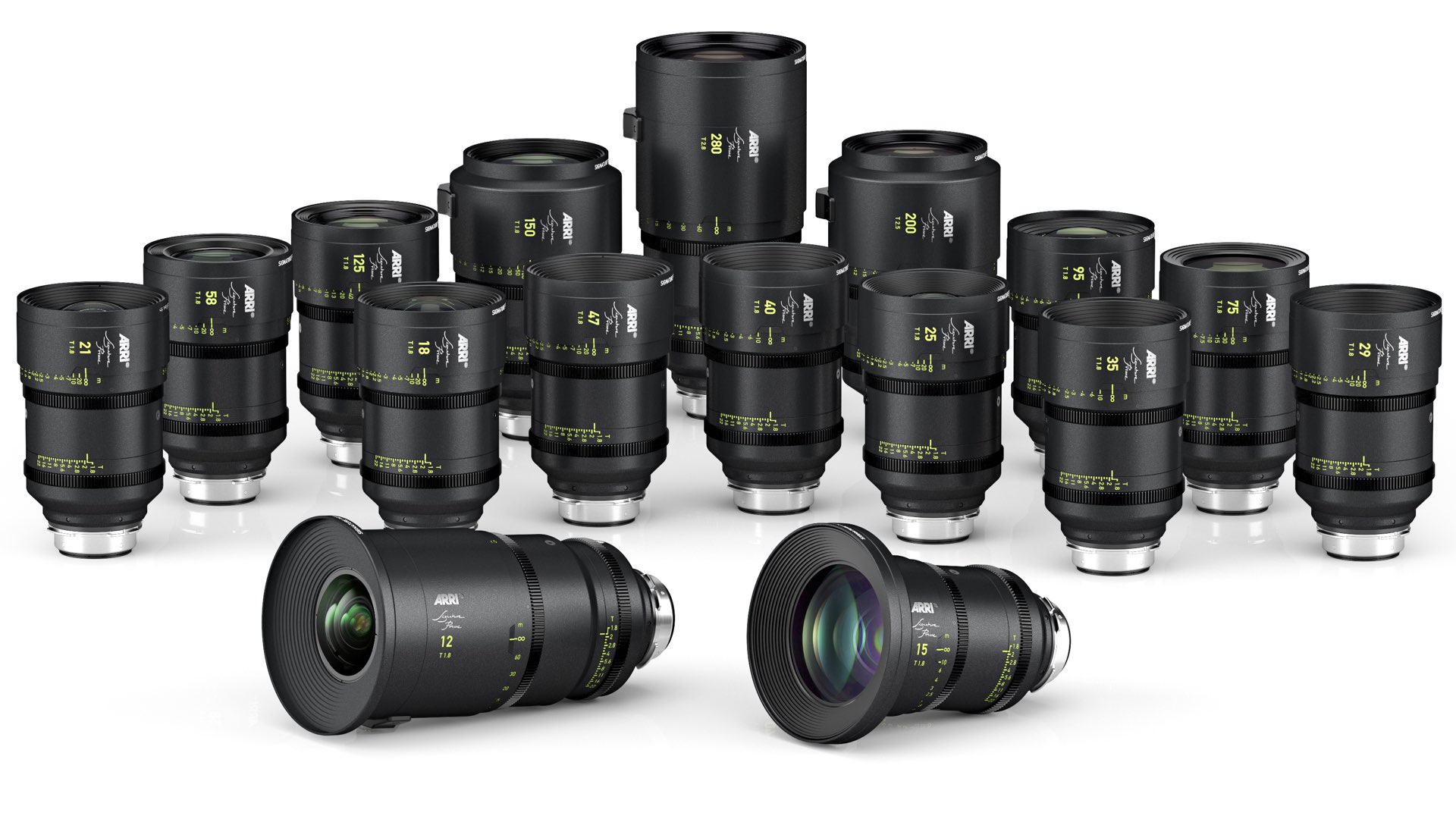 ARRI Signature Primes full set