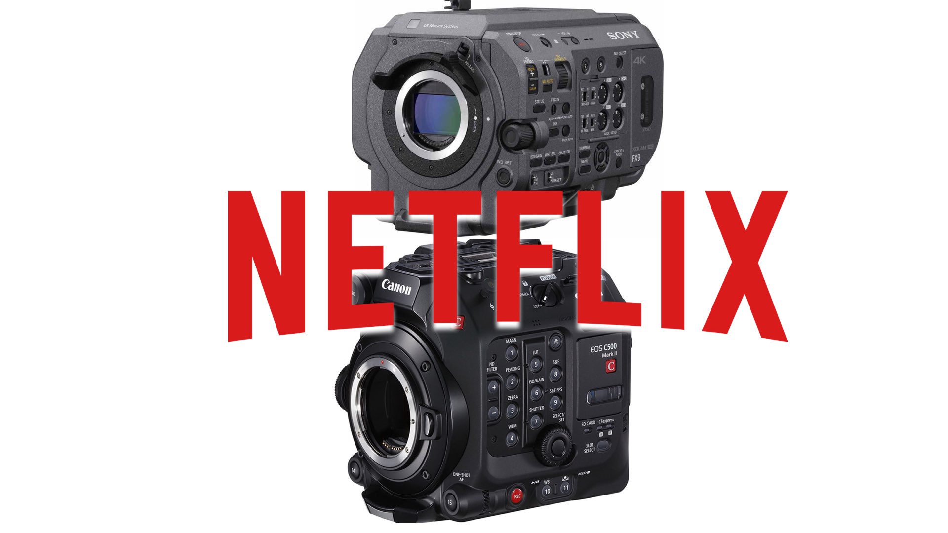 Netflix approves C500 Mark II and Sony FX9