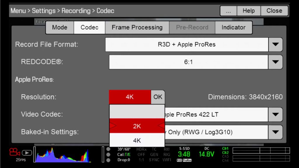 RED Solitary Series- Generating in-camera proxies