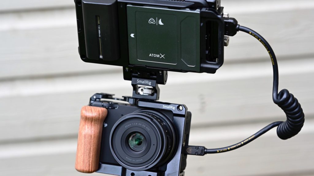 The Atomos Ninja V on the Sigma fp