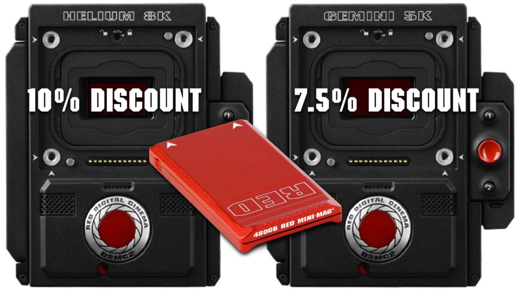 10% Discount on a new RED camera