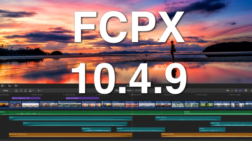 Apple Final Cut Pro X 10.4.9 has released