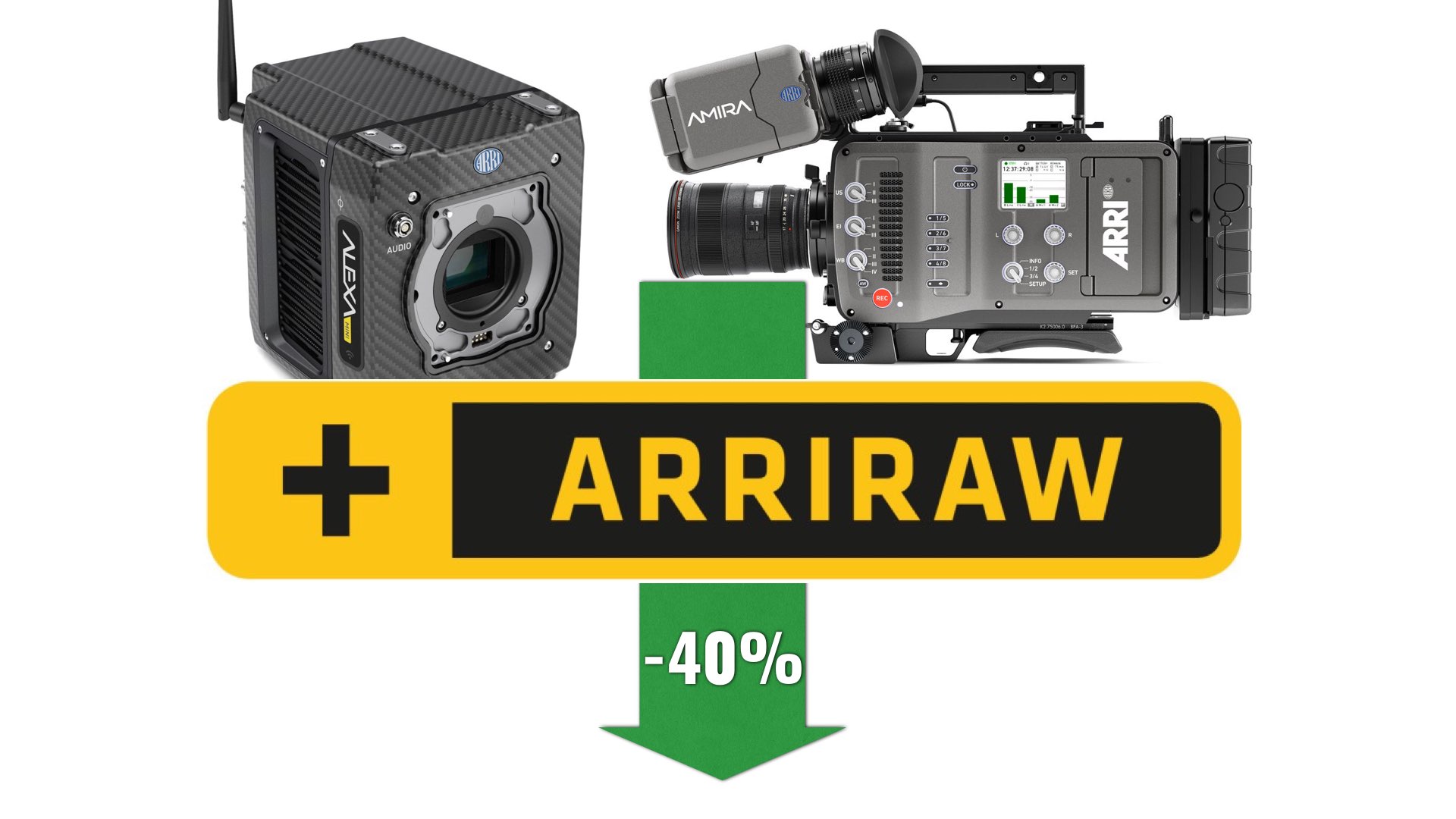 luft Krympe podning ALEXA Mini and AMIRA are now HDE Technology Compatible: Reducing ARRIRAW  File Size by 40% - YMCinema - The Technology Behind Filmmaking