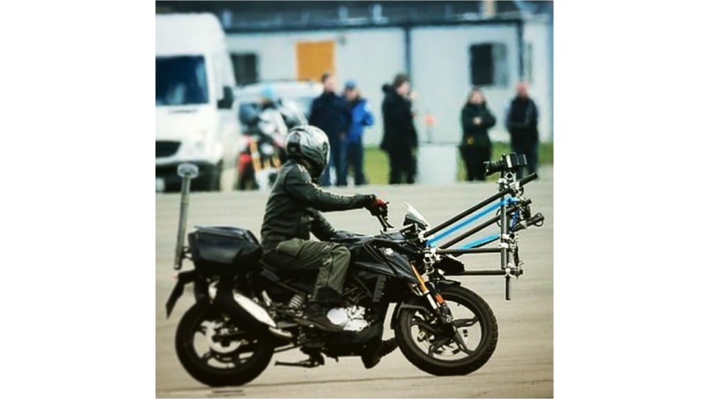 Tom Cruise and the Z CAM full-frame in Mission: Impossible 6. Picture: Jack Valentine. Splashnews.com