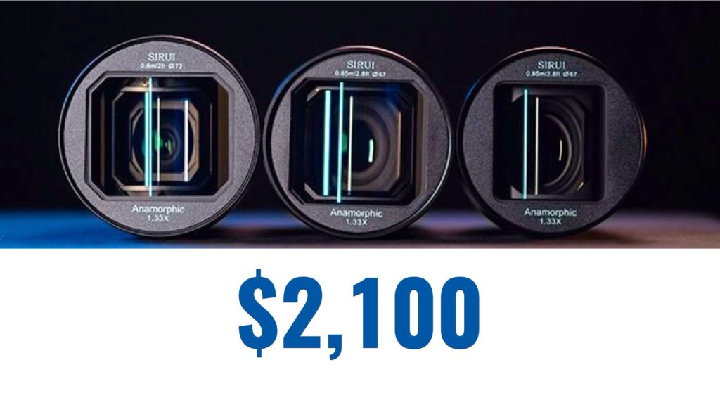 SIRUI Introduces The Most Affordable Anamorphic Lens Set