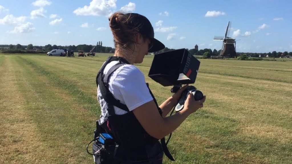 Focuspulling run and gun mode on the set of Benelux.