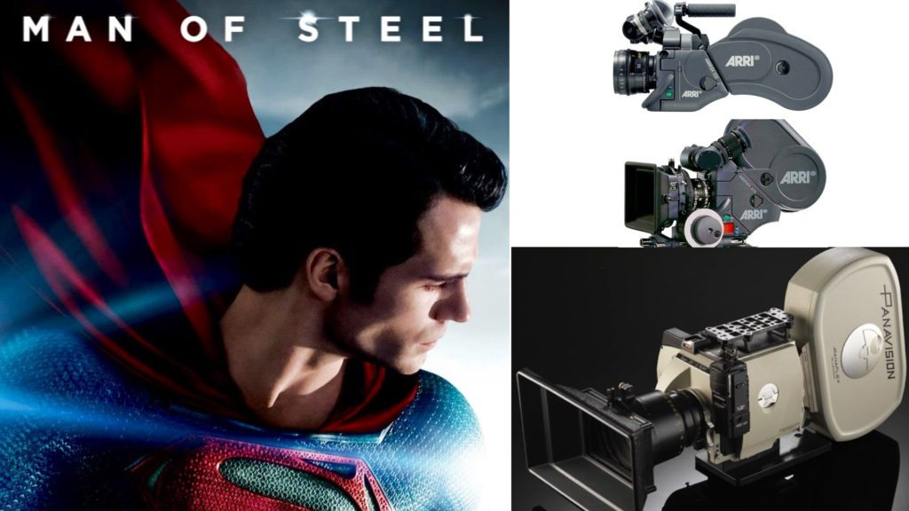 The cameras that shot Man of Steel