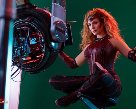 Behind the scenes of WandaVision. Image: Marvel Studios