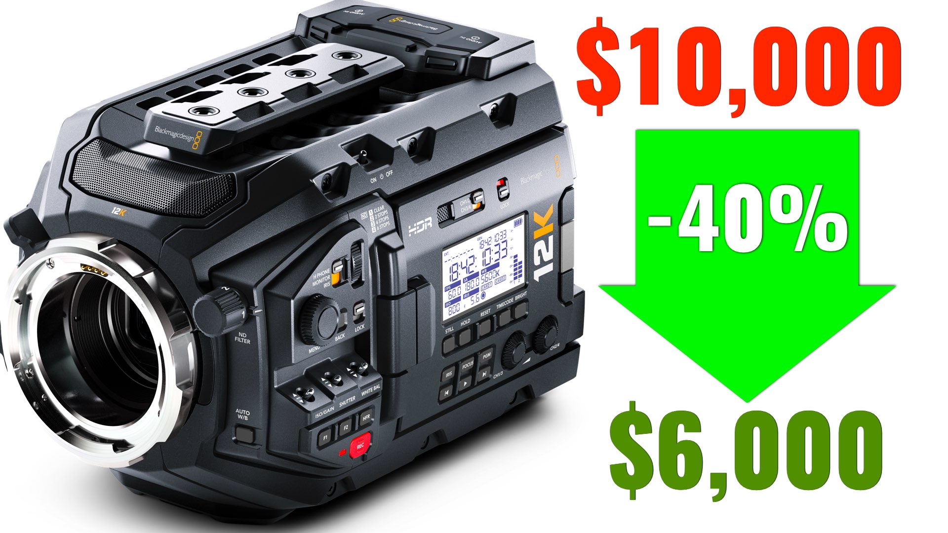 Blackmagic Announced a 40% Price Drop on the URSA 12K: Now Costs the Same as URSA 4.6K G2