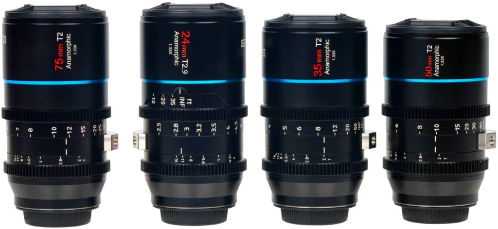 The Sirui Mars 1.33x Anamorphic Lens Set for Micro 4/3 