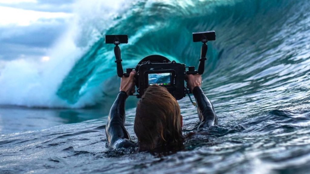 Surf Cinematography With the Blackmagic Pocket Cinema Camera 6K. Picture: Adrian Emerton Instagram