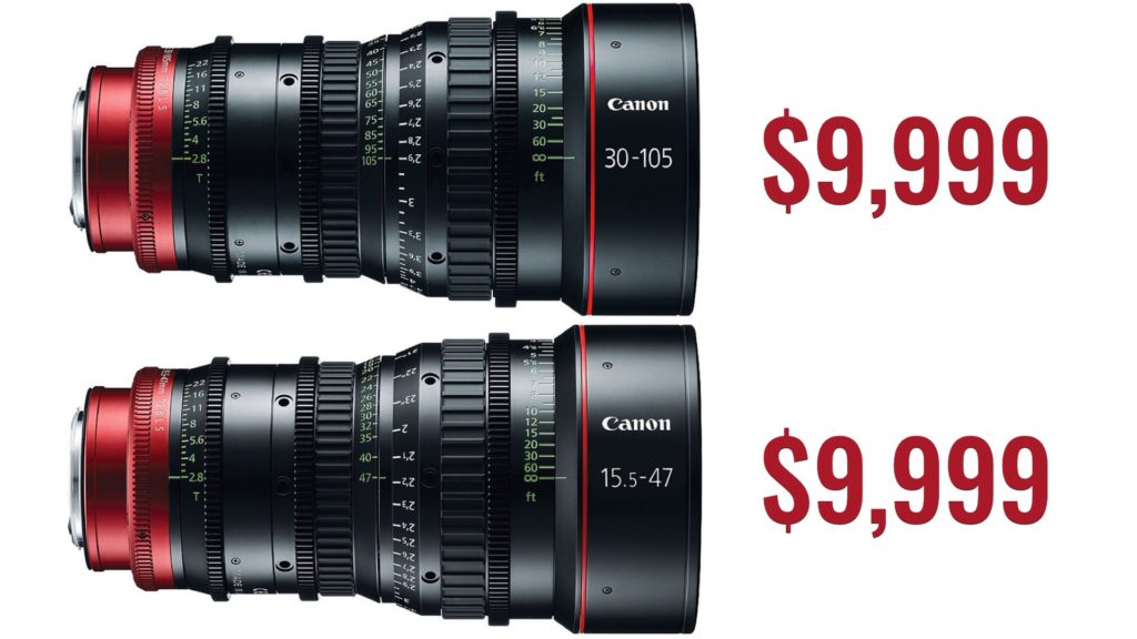 Compact Cine Zooms: The CN-E15.5-47mm T2.8 L S/SP and CN-E30-105mm T2.8 L S/SP