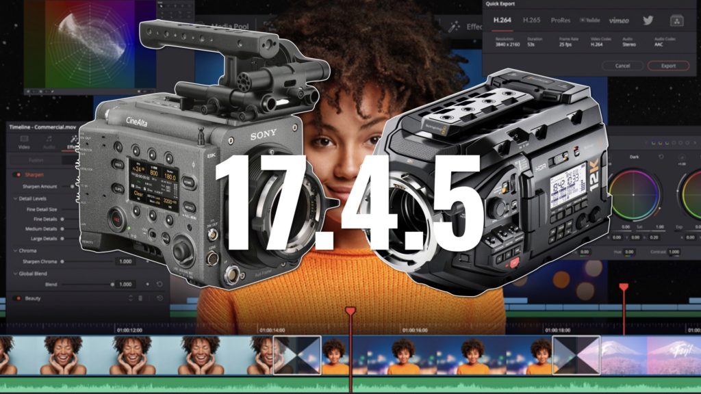 DaVinci Resolve 17.4.5: Improved Support for URSA 12K, and VENICE 8K
