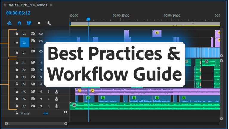 Adobe Publishes Premiere Pro's “Best Practices & Workflow Guide” for ...