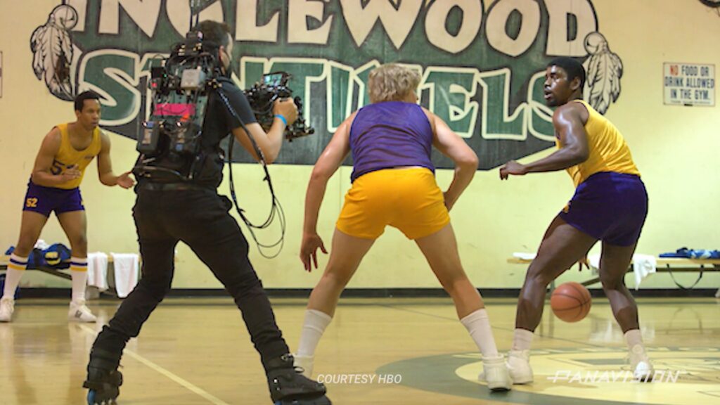 Shooting Basketball Using Rollerblades and ARRIFLEX 235