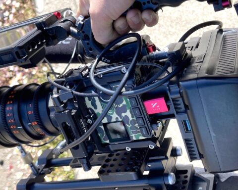 Vertical Anamorphic With Z CAM S6 and Vazen 1.8X. Picture: Michael Della Polla