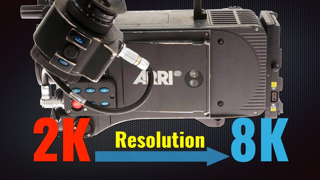 AI-Upscaling of 2K ARRI ALEXA Classic Footage to 8K