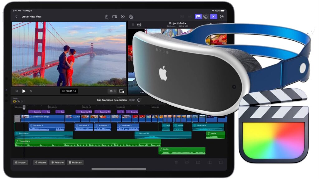Editing on FCP With Apple's AR/VR Headset
