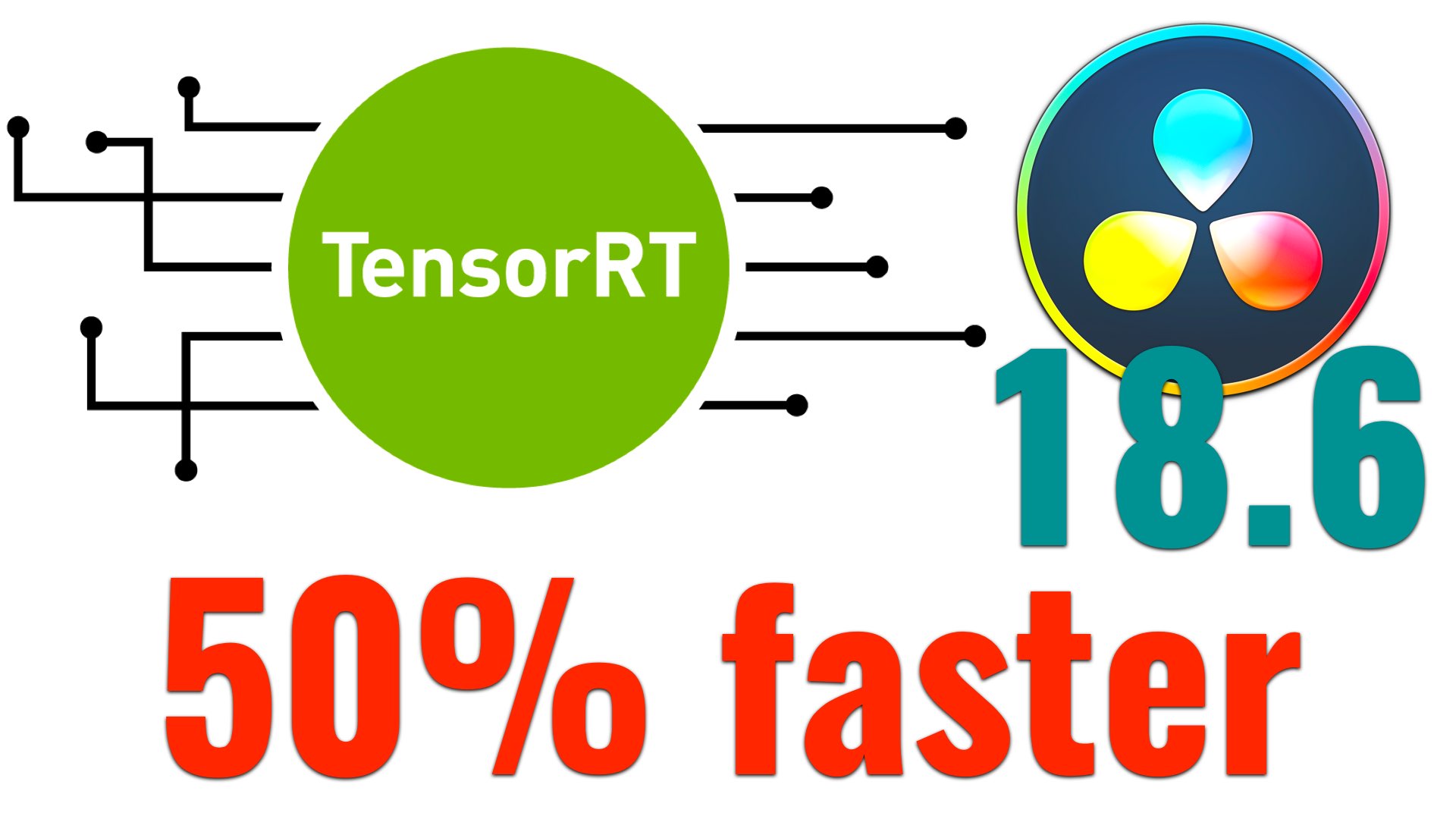 DaVinci Resolve 18.6: TensorRT Elevates AI Performance by 50%