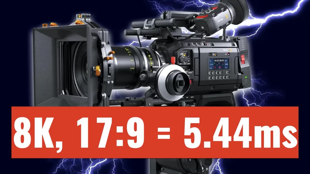 Blackmagic Publishes Readout Speed of URSA Cine 12K LF, and PYXIS 6K Cameras