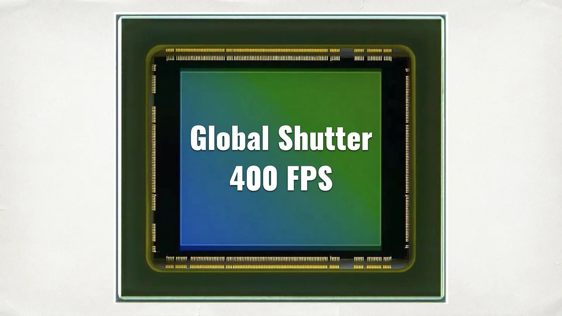 Sony Introduces a New High-Speed Global Shutter Sensor