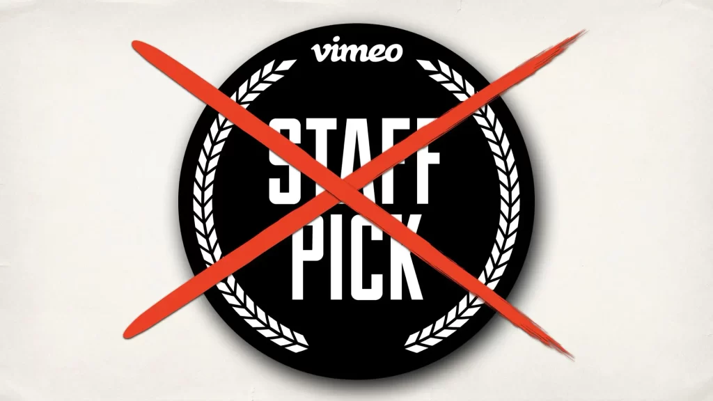 Vimeo Kills ‘Staff Pick’