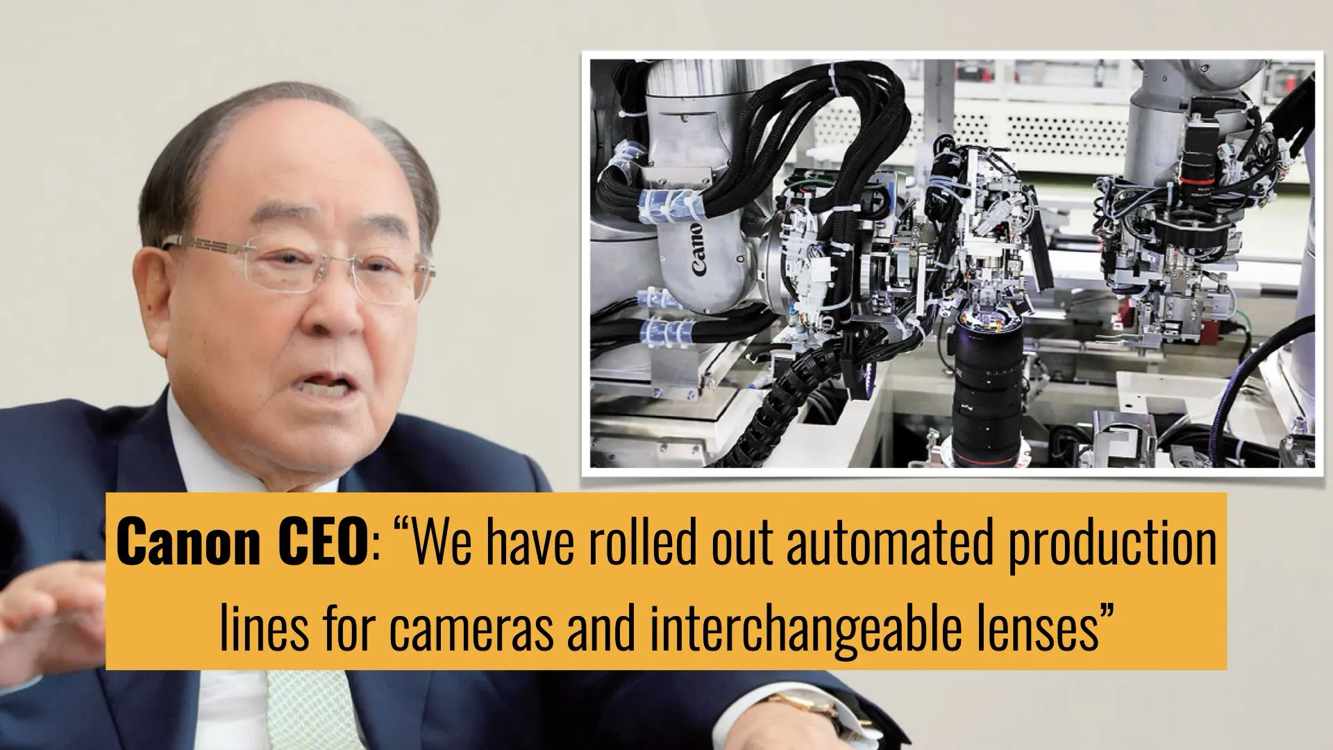Canon’s Quiet Revolution- Full Automation for Camera and Lens Manufacturing