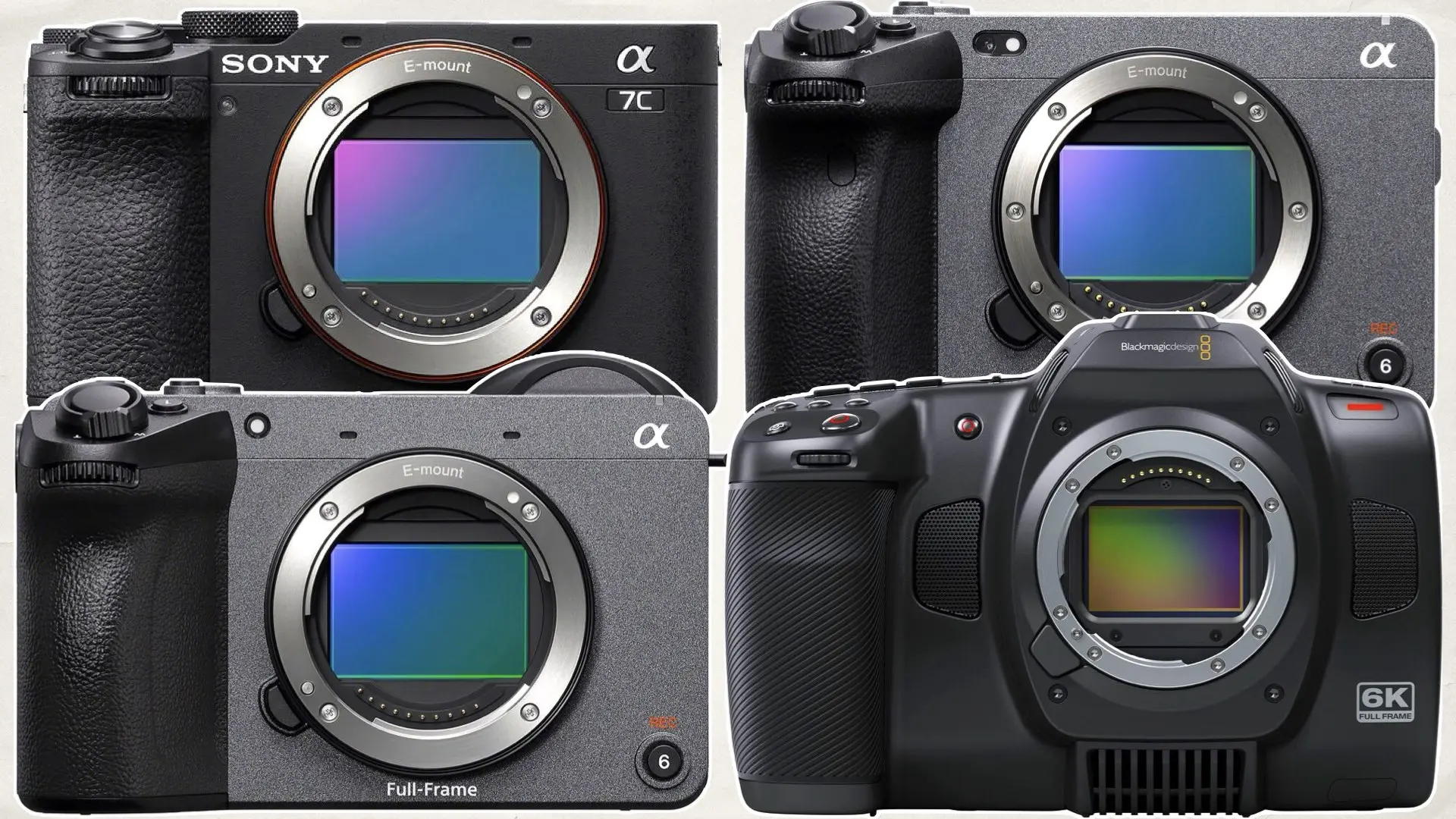 Sony FX2 vs a7C II vs FX3 vs Blackmagic 6K: Which Cinema Camera Should You Choose?
