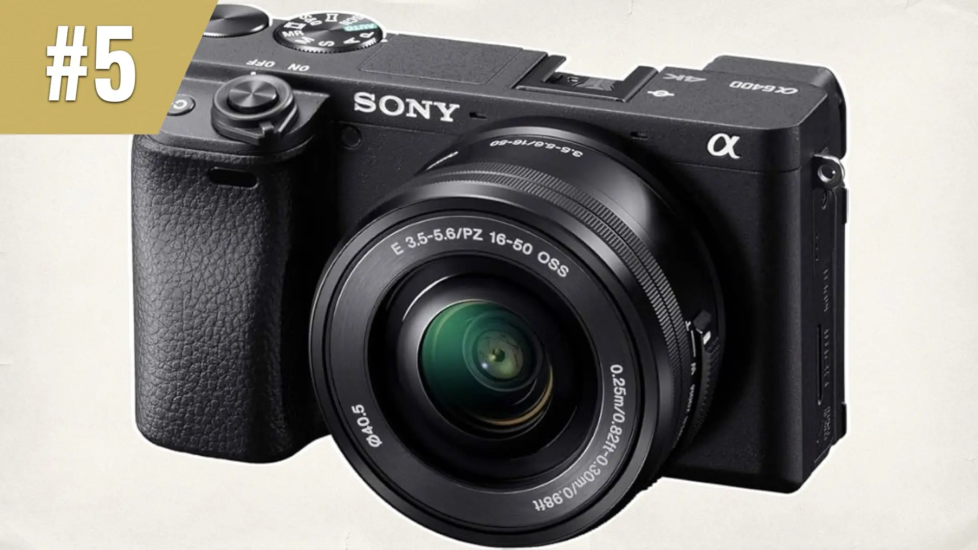 Sony Alpha a6400 with 16-50mm Lens