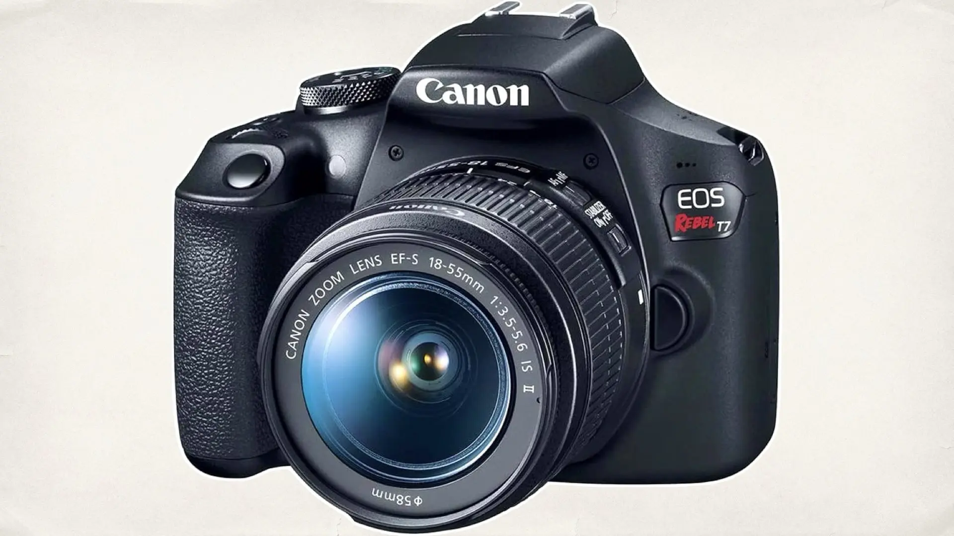 Canon EOS Rebel T7 DSLR Camera