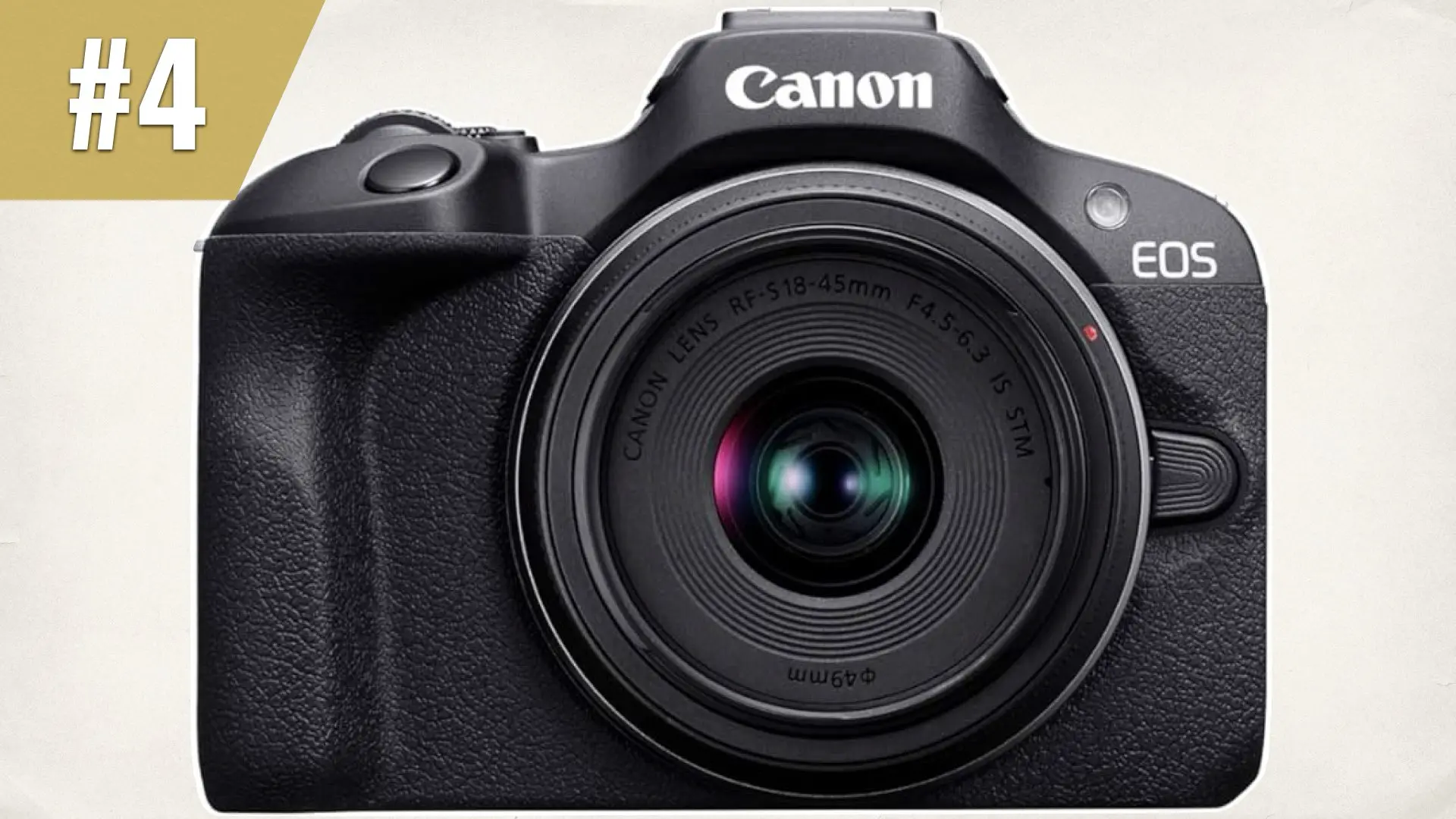 Canon EOS R100 Mirrorless Camera RF-S18-45mm F4.5-6.3 is STM Lens Kit