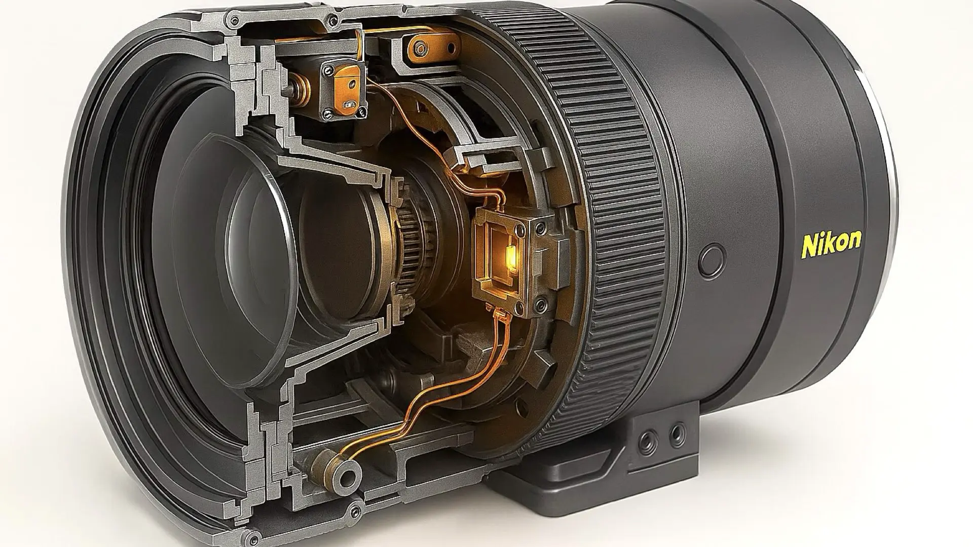 Rendered mockup based on the Nikon's patent: LENS BARREL AND IMAGING APPARATUS