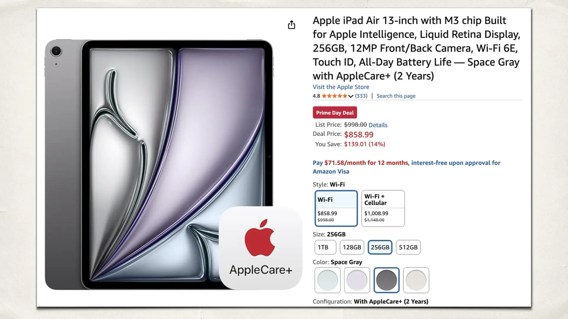 Apple iPad Air 13-inch with M3 chip
