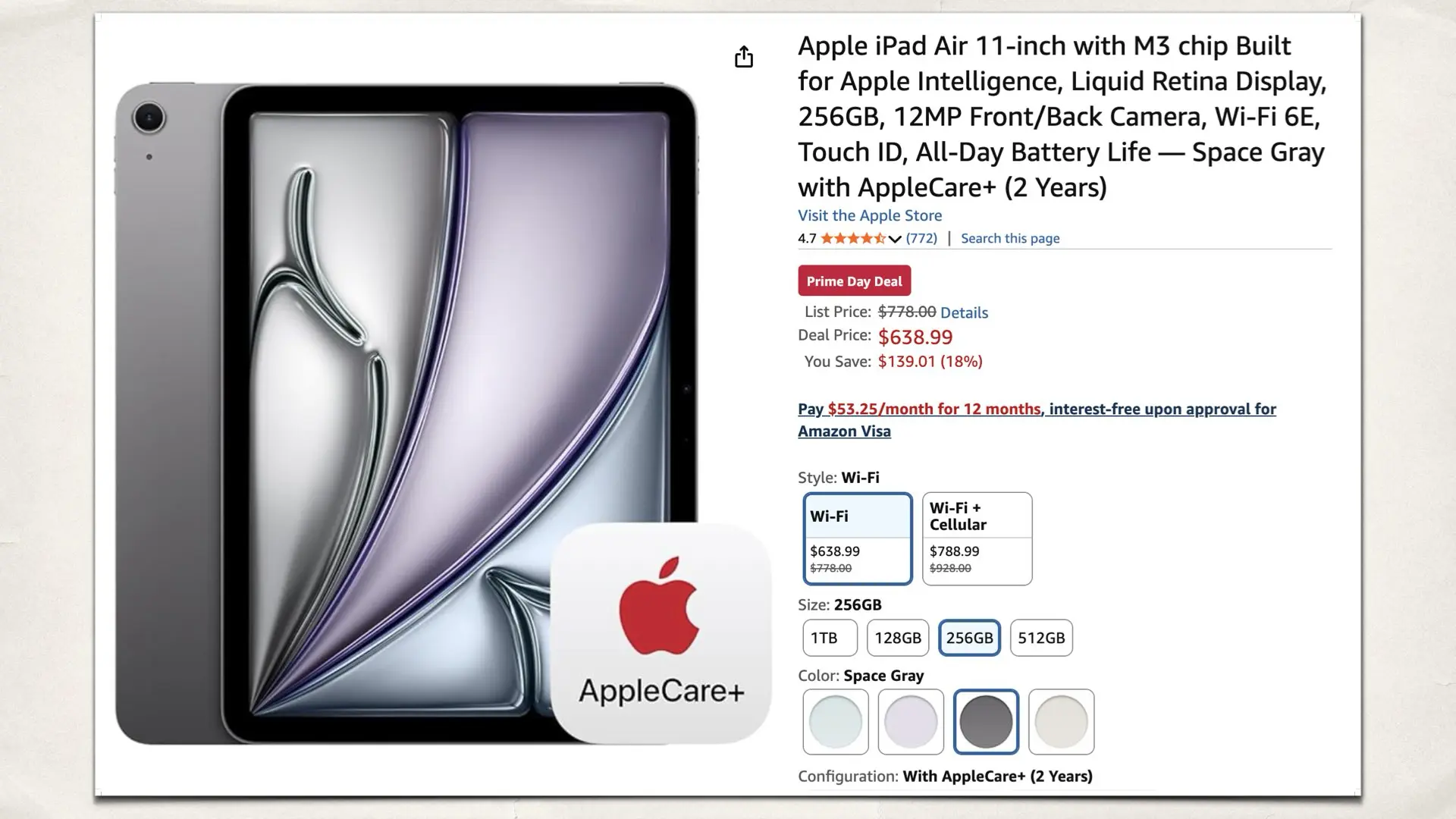 Apple iPad Air 11-inch with M3 chip