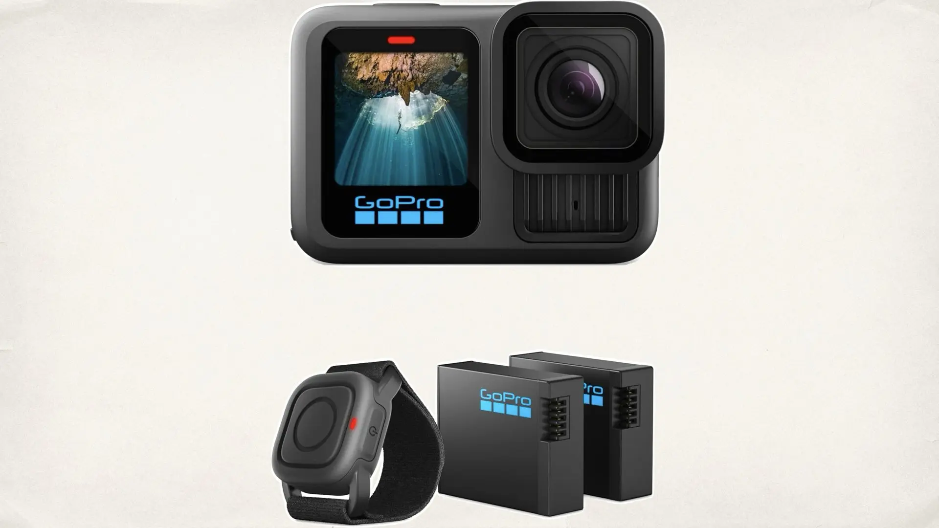 GoPro HERO13 Black Action Bundle - Includes 2 Enduro Batteries and Waterproof Shutter Remote