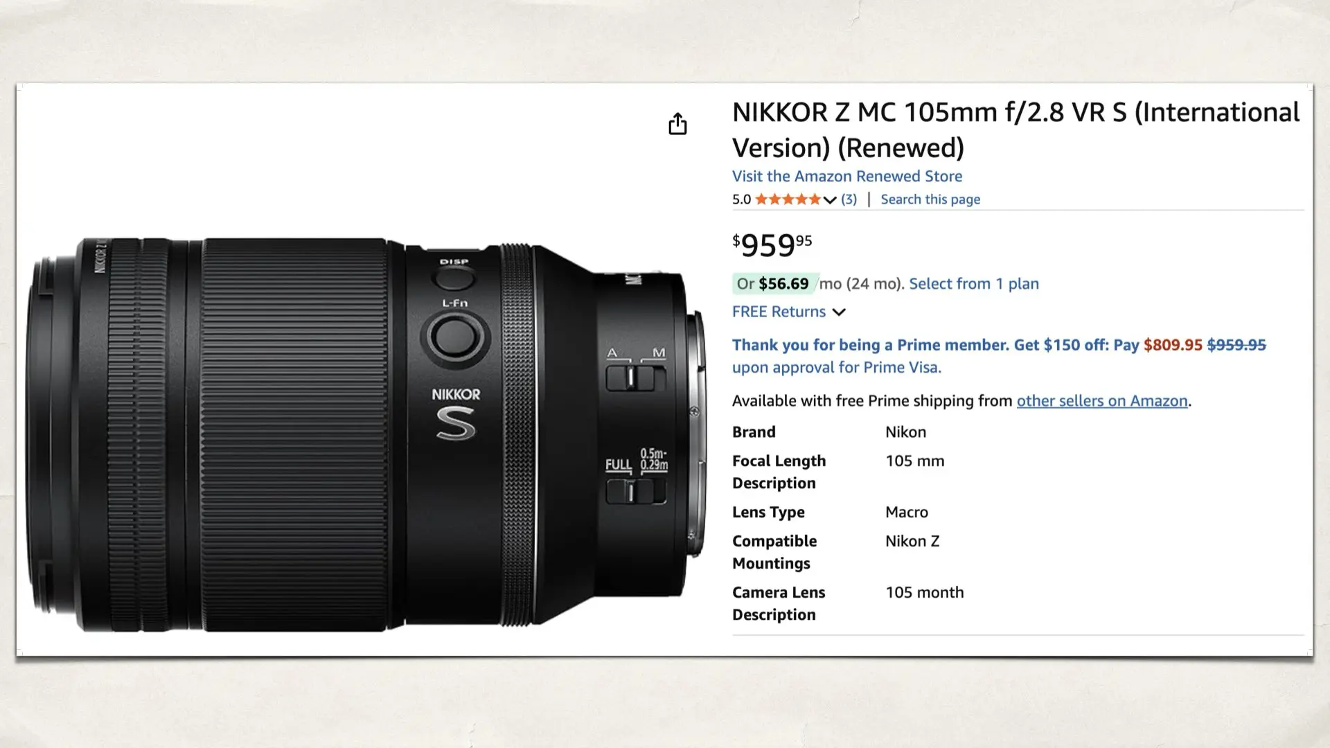 NIKKOR Z 24-120mm f/4 S