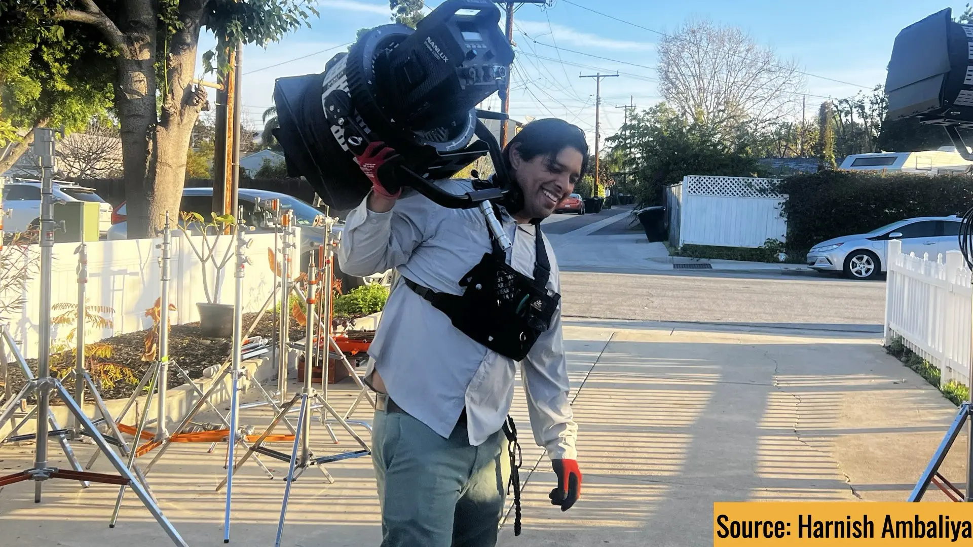 BTS of Dead Pet Shark. Source: Cinematographer Harnish Ambaliya