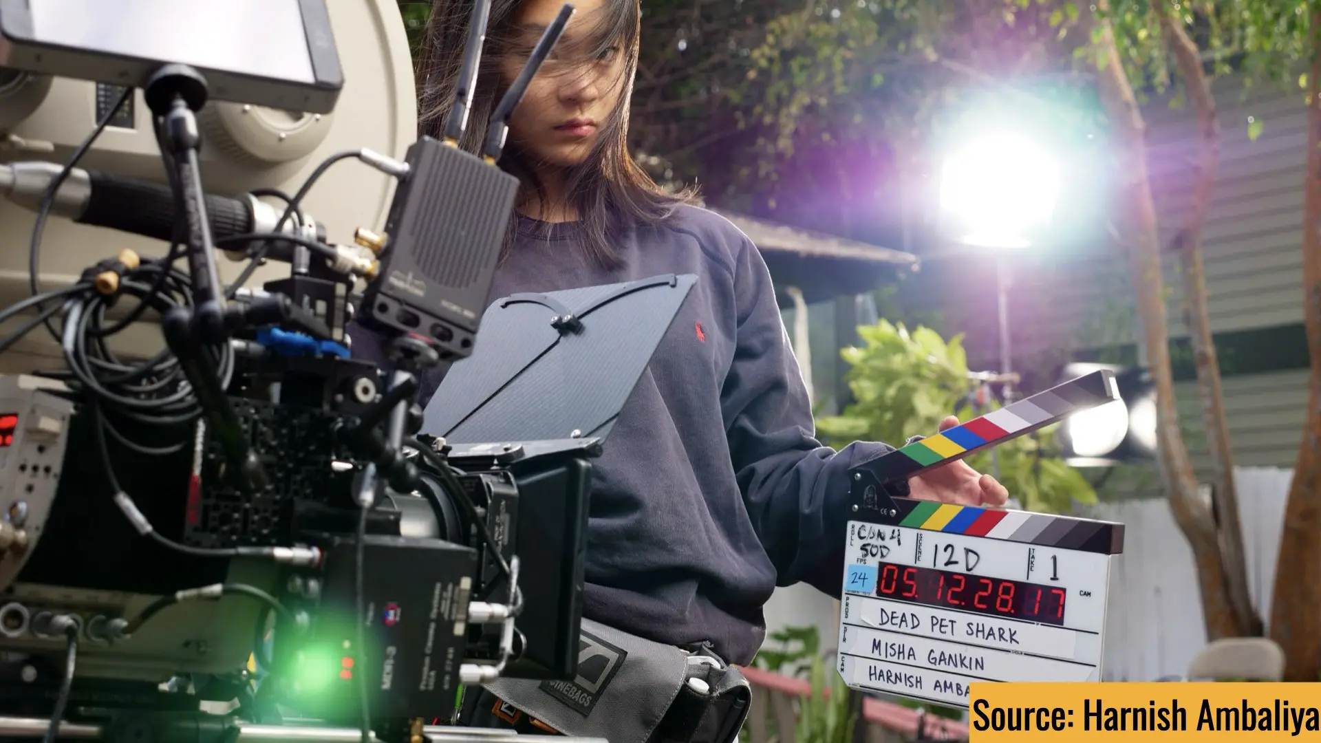 BTS of Dead Pet Shark. Source: Cinematographer Harnish Ambaliya